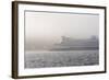 Washington State, Puget Sound. Ferry Emerges from Dense Fog-Trish Drury-Framed Photographic Print