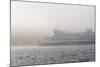 Washington State, Puget Sound. Ferry Emerges from Dense Fog-Trish Drury-Mounted Photographic Print