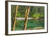 Washington State, San Juan Islands. Secluded Bay on Sucia Island-Don Paulson-Framed Photographic Print