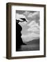 Washington State, San Juan Islands. Weathered Fir Tree Silhouette on Matia Island-Jaynes Gallery-Framed Photographic Print