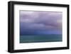 Washington State, Seabeck. Storm Clouds over Hood Canal at Twilight-Jaynes Gallery-Framed Photographic Print