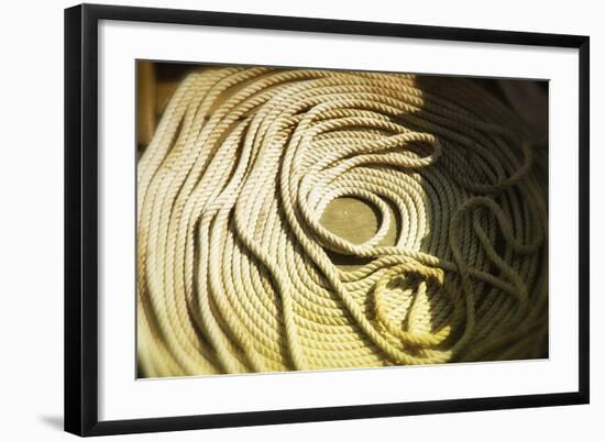 Washington State, Seattle, Boat Line Coil-Savanah Stewart-Framed Photographic Print