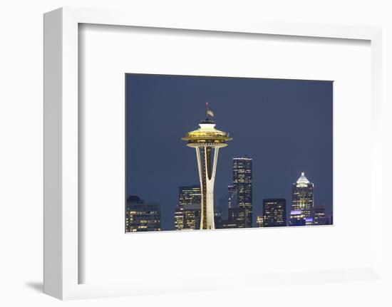 Washington State, Seattle. Space Needle-Jamie & Judy Wild-Framed Photographic Print