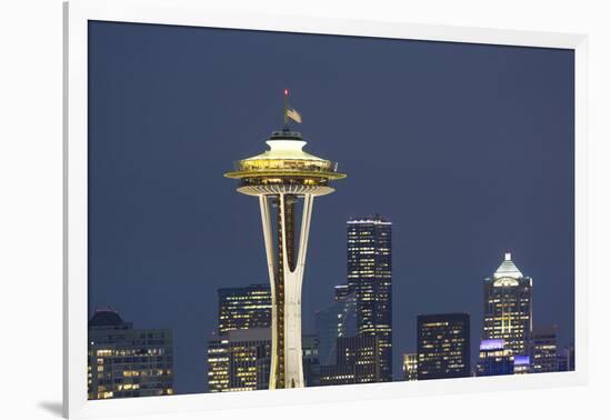 Washington State, Seattle. Space Needle-Jamie & Judy Wild-Framed Photographic Print