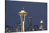 Washington State, Seattle. Space Needle-Jamie & Judy Wild-Stretched Canvas