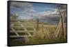 Washington State, Whitman County, Palouse, Lacrosse, Pioneer Stock Farm-Alison Jones-Framed Stretched Canvas