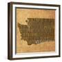 Washington State Words-David Bowman-Framed Giclee Print