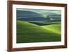 Washington, Steptoe Butte. Scenic of Rolling Green Palouse Hills-Jaynes Gallery-Framed Photographic Print