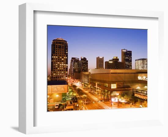 Washington Street and Bank of America Tower, Phoenix, Arizona-Richard Cummins-Framed Photographic Print