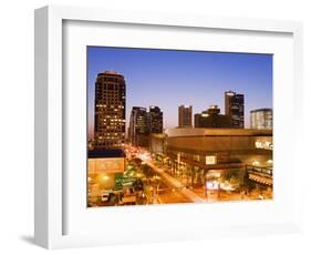 Washington Street and Bank of America Tower, Phoenix, Arizona-Richard Cummins-Framed Photographic Print