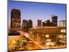 Washington Street and Bank of America Tower, Phoenix, Arizona-Richard Cummins-Mounted Photographic Print