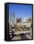 Washington Street and Skyline, Phoenix, Arizona, United States of America, North America-Richard Cummins-Framed Stretched Canvas