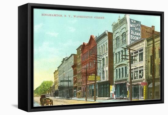 Washington Street, Binghamton, New York-null-Framed Stretched Canvas