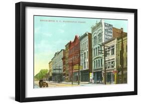 Washington Street, Binghamton, New York-null-Framed Art Print