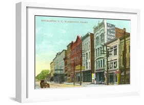 Washington Street, Binghamton, New York-null-Framed Art Print