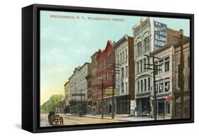 Washington Street, Binghamton-null-Framed Stretched Canvas