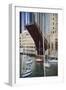 Washington Street Bridge Lift Chicago-Steve Gadomski-Framed Photographic Print