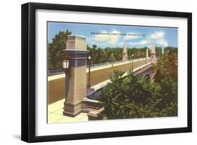 Washington Street Bridge, Wilmington, Delaware-null-Framed Art Print