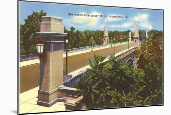 Washington Street Bridge, Wilmington, Delaware-null-Mounted Art Print