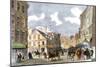 Washington Street in Boston, Including Ticknor & Fields' Old Corner Bookstore, 1850s-null-Mounted Giclee Print