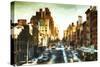 Washington Street in Manhattan-Philippe Hugonnard-Stretched Canvas