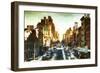 Washington Street in Manhattan-Philippe Hugonnard-Framed Giclee Print