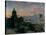 Washington Street, Indianapolis At Dusk-Theodor Groll-Stretched Canvas