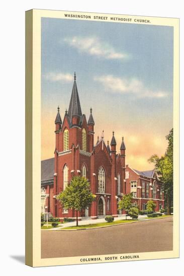 Washington Street Methodist, Columbia-null-Stretched Canvas