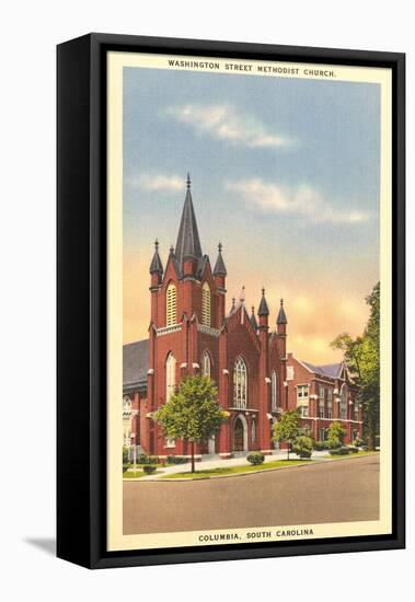 Washington Street Methodist, Columbia-null-Framed Stretched Canvas