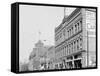 Washington Street, Showing Opera House, Marquette, Mich.-null-Framed Stretched Canvas