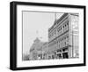 Washington Street, Showing Opera House, Marquette, Mich.-null-Framed Photo