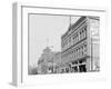 Washington Street, Showing Opera House, Marquette, Mich.-null-Framed Photo