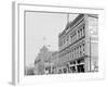 Washington Street, Showing Opera House, Marquette, Mich.-null-Framed Photo