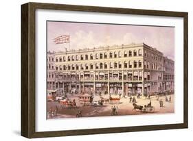 Washington Street-G.A. Klucken-Framed Art Print