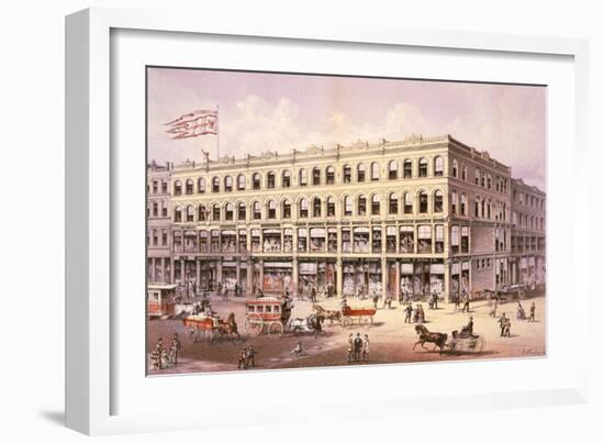 Washington Street-G.A. Klucken-Framed Art Print