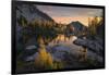 Washington, Subalpine Larch Surround Horseshoe Lake, Alpine Lakes Wilderness at Sunrise-Gary Luhm-Framed Photographic Print