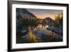 Washington, Subalpine Larch Surround Horseshoe Lake, Alpine Lakes Wilderness at Sunrise-Gary Luhm-Framed Photographic Print