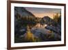 Washington, Subalpine Larch Surround Horseshoe Lake, Alpine Lakes Wilderness at Sunrise-Gary Luhm-Framed Photographic Print