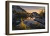 Washington, Subalpine Larch Surround Horseshoe Lake, Alpine Lakes Wilderness at Sunrise-Gary Luhm-Framed Photographic Print