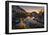 Washington, Subalpine Larch Surround Horseshoe Lake, Alpine Lakes Wilderness at Sunrise-Gary Luhm-Framed Photographic Print