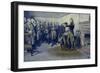 Washington takes leave of his officers-Howard Pyle-Framed Giclee Print