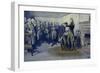 Washington takes leave of his officers-Howard Pyle-Framed Giclee Print