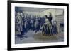 Washington takes leave of his officers-Howard Pyle-Framed Giclee Print