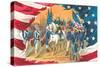 Washington Taking Command of the Army-null-Stretched Canvas