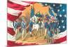 Washington Taking Command of the Army-null-Mounted Premium Giclee Print