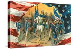 Washington Taking Command of the Army-null-Stretched Canvas