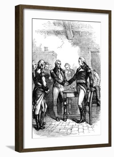 Washington Taking Leave of His Old Comrades, 1783-null-Framed Giclee Print