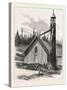 Washington Territory: the Episcopal Church and Belfry at Tacoma. U.S., 1880 1881-null-Stretched Canvas