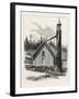 Washington Territory: the Episcopal Church and Belfry at Tacoma. U.S., 1880 1881-null-Framed Giclee Print