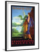 Washington the Beautiful City-null-Framed Premium Giclee Print